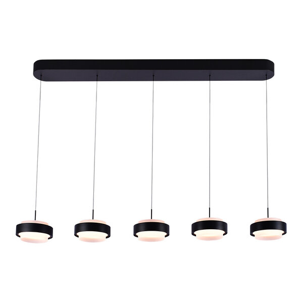 Freelight Hanging lamp Puleggia beam 5 lights