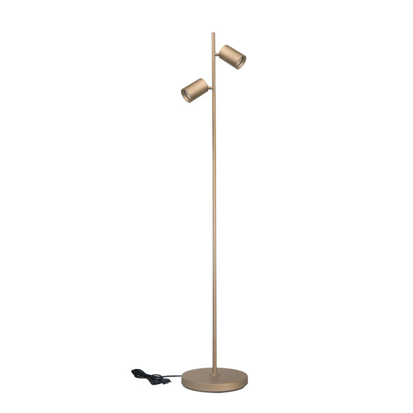 Licht &  Wonen/ Artdelight Vloerlamp Megano 2 lichts