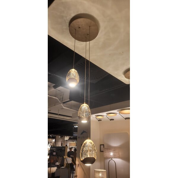 HighLight  Hanging lamp Egg round champagne