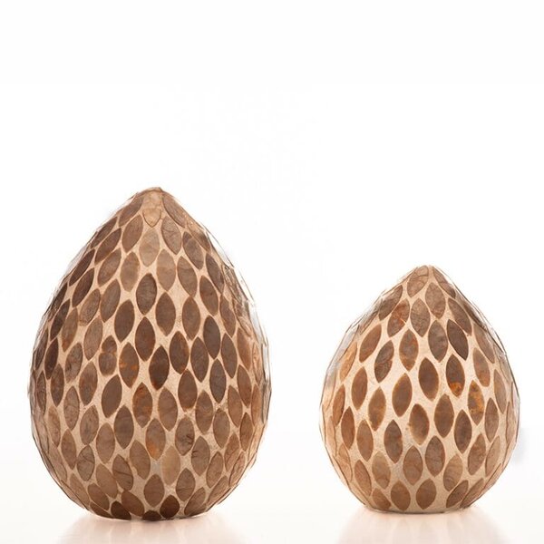 Villaflor Table lamp Egg Flower Gold