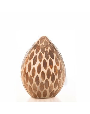 Villaflor Table lamp Egg Flower Gold
