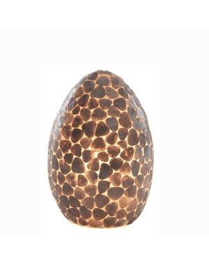 Villaflor Table lamp Egg Turtle Gold