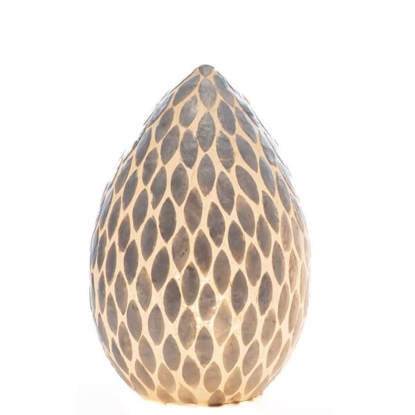 Villaflor Table lamp Egg Flower Gold