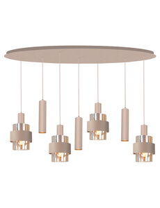 HighLight  Marrone oval pendant lamp