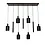 Lucide Pendant lamp Lambres 9 lights