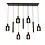 Lucide Hanglamp Lambres 9 lichts