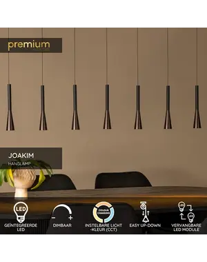 Lucide Joakim 7-light pendant lamp