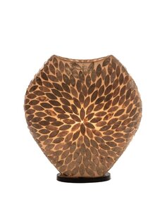 Villaflor Table Lamp Vase Flower Gold