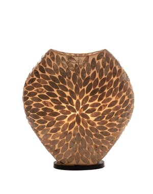 Villaflor Tafellamp Vaas Flower Gold