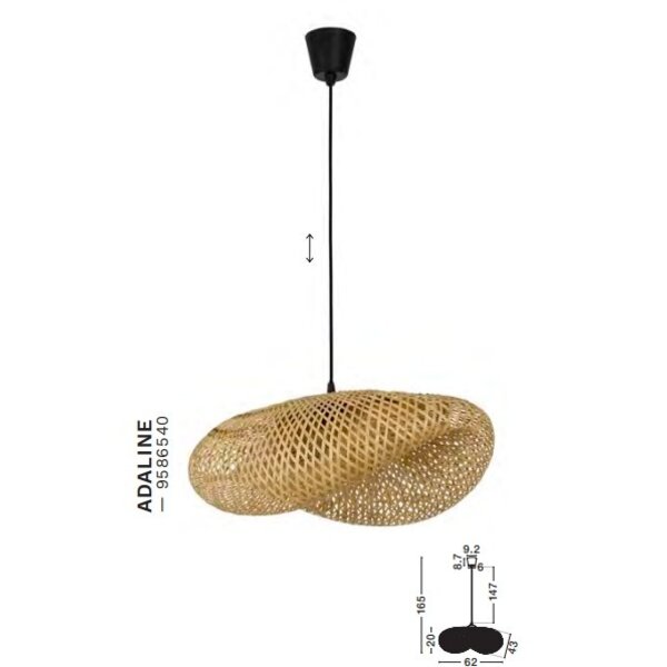 Nova Luce Hanglamp Adaline