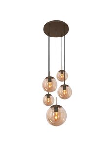 Steinhauer Hanglamp Bollique bollen amber