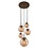 Steinhauer Bollique pendant lamp amber spheres