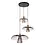 Lucide Nigella 3-light round pendant lamp