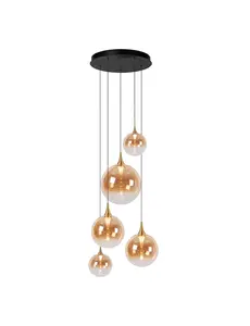 Lucide Hanglamp  Gisela 5 lichts rond  57 cm
