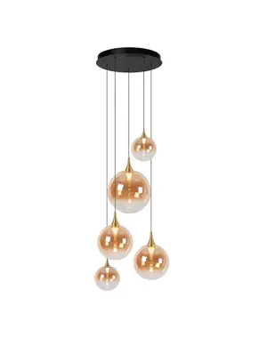 Lucide Gisela pendant lamp 5 lights round 57 cm