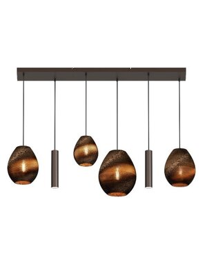 Master Light Hanging lamp Carta Pineapple 6 lights