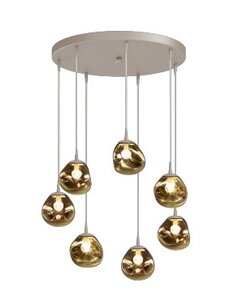 Master Light Hanglamp Lava mini 7 lichts rond