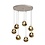 Master Light Hanglamp Lava mini 7  lichts rond