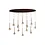 Lucide Calina oval pendant lamp