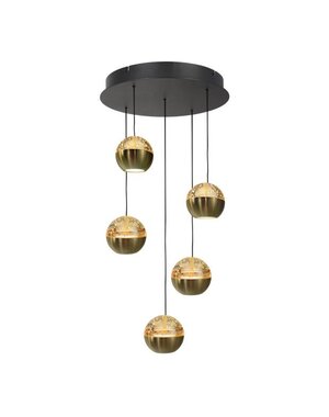 Steinhauer Hanglamp Belluno 5  lichts rond