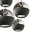 Steinhauer Hanglamp Belluno 5  lichts rond