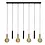 Lucide Pendant lamp Josiane 4 + 3