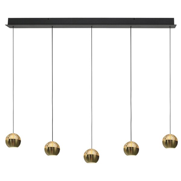 Steinhauer Belluno 5-light pendant lamp