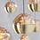Steinhauer Belluno 8-light oval pendant lamp