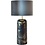 Master Light Raku black table lamp