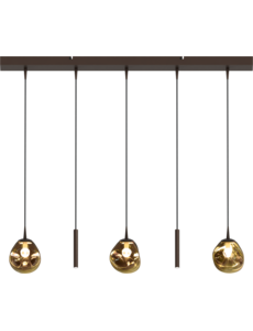 Master Light Pendant lamp Lava mini 3 + 2 bars