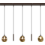 Master Light Hanglamp Lava mini 3 + 2 balk