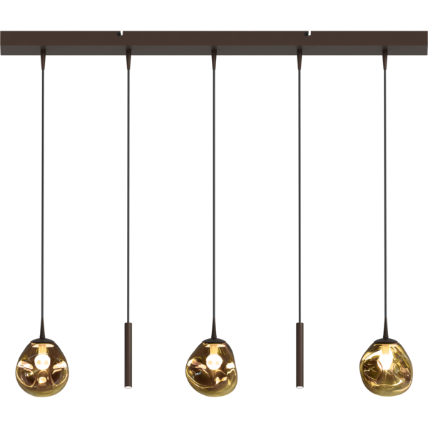 Master Light Hanglamp Lava mini 3 + 2 balk