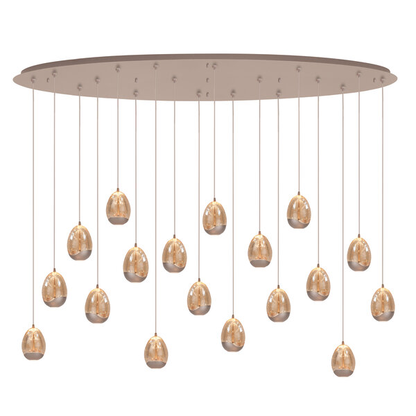 HighLight  Hanglamp Egg ovaal 18 lichts