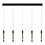 Steinhauer Alisio 5-light pendant lamp