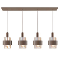 HighLight  Marrone 4-light pendant lamp