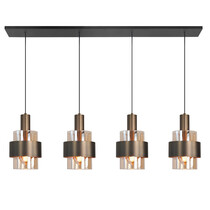 HighLight  Marrone 4-light pendant lamp