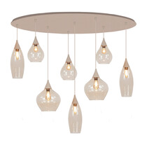 HighLight  Hanglamp Cambio ovaal 8 lichts