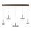 HighLight  Falcon 5-light bar pendant lamp
