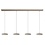 Master Light Scala 4-light pendant lamp