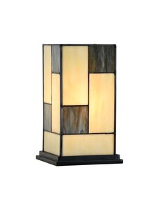 Art Deco Trade Tafellamp Tiffany Mondriaan