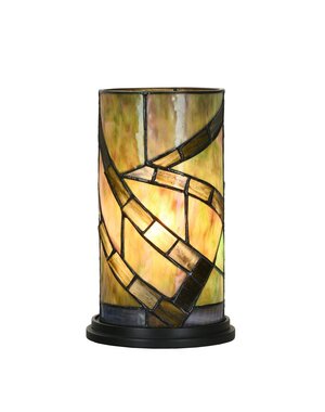 Art Deco Trade Tiffany table lamp, Willow lantern