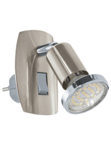 Eglo Stopcontact lampje Mini4 RVS