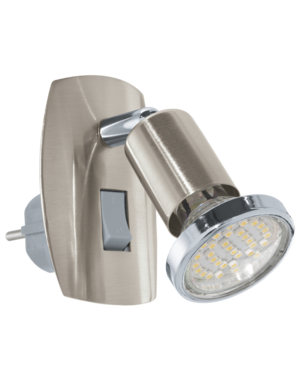 Eglo Stopcontact lampje Mini4 RVS