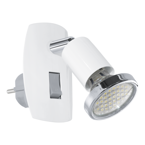 Eglo Stopcontact lampje  Mini4 Wit