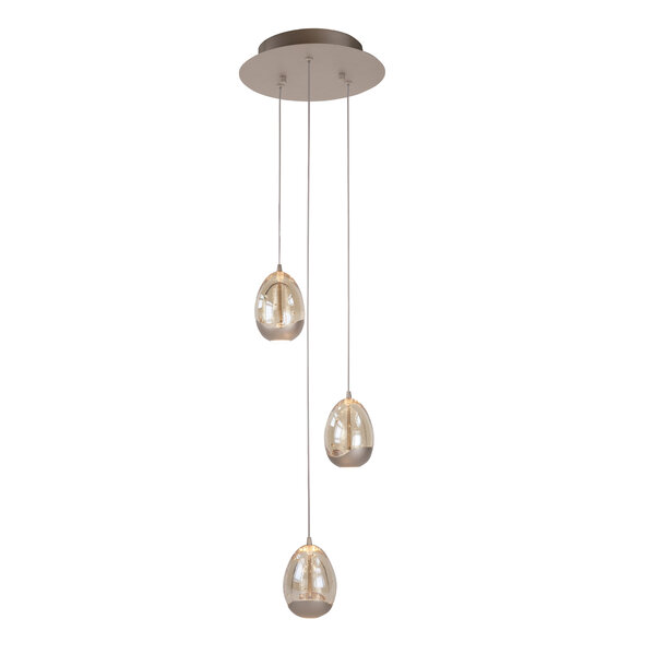 HighLight  Hanglamp Egg  3 lichts rond