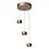Lucide Coryfee 3-light round pendant lamp