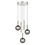 Steinhauer Volari round 5-light pendant lamp