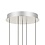 Steinhauer Volari round 5-light pendant lamp