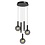 Steinhauer Volari round 5-light pendant lamp