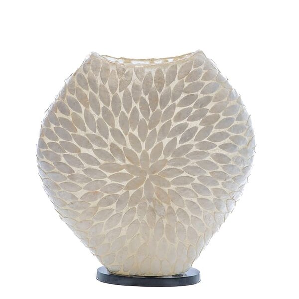 Villaflor Table Lamp Vase Flower White